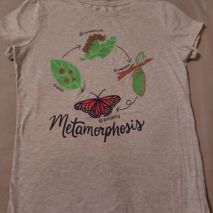 Butterfly metamorphosis stages t-shirt